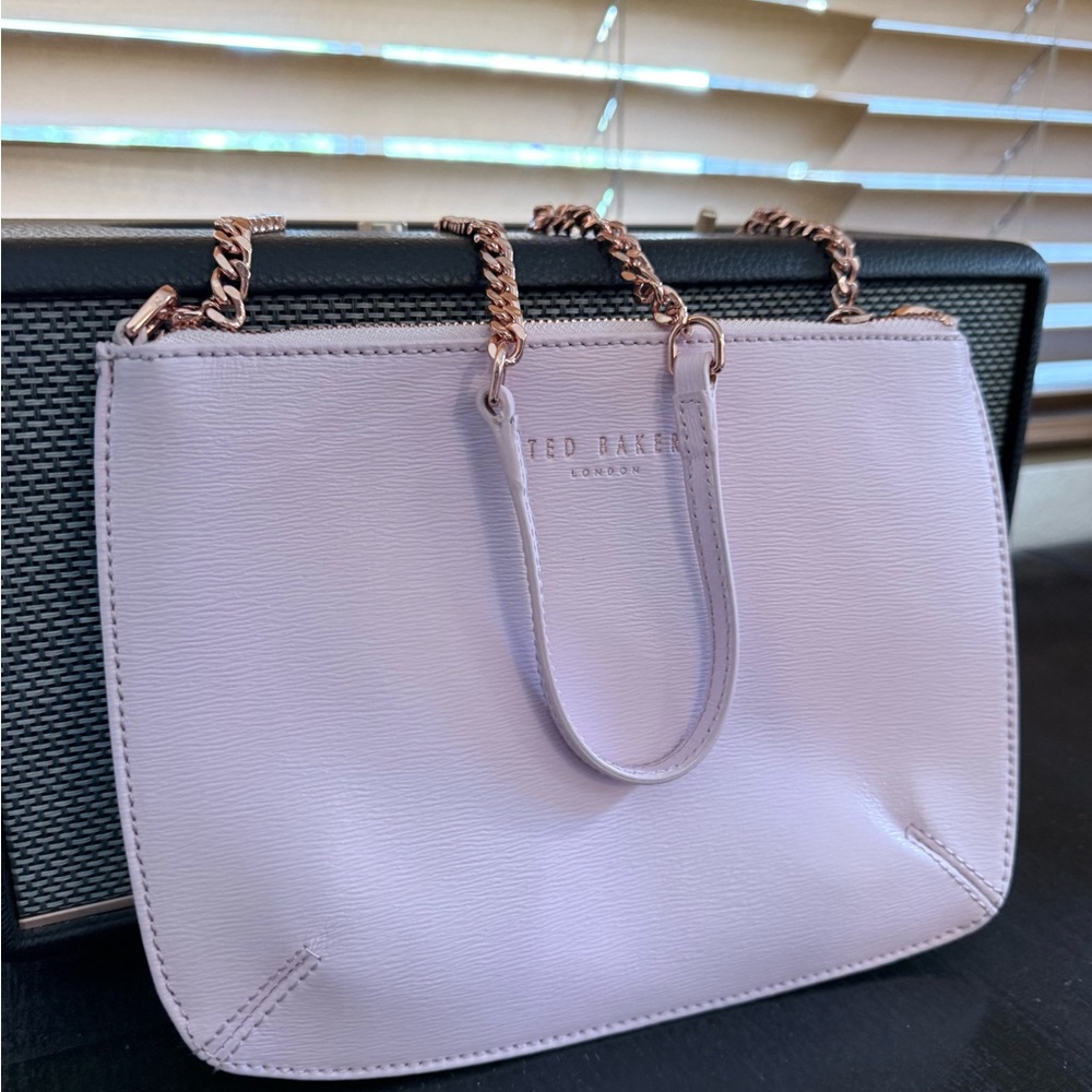 Ted Baker London Light Pink Leather Crossbody Bag
